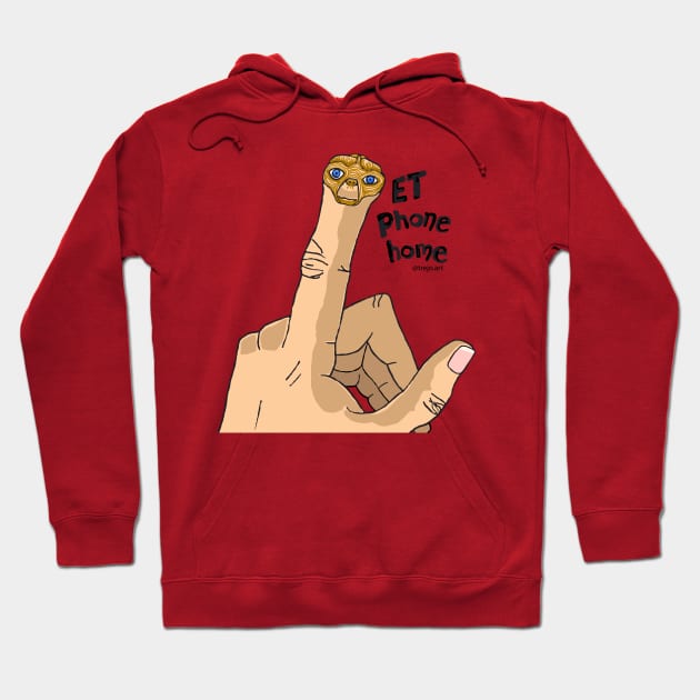 ET finger Hoodie by TREJOart